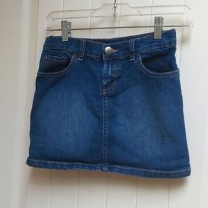 3/$25 The Children's Place jeans denim blue mini skirt size 10